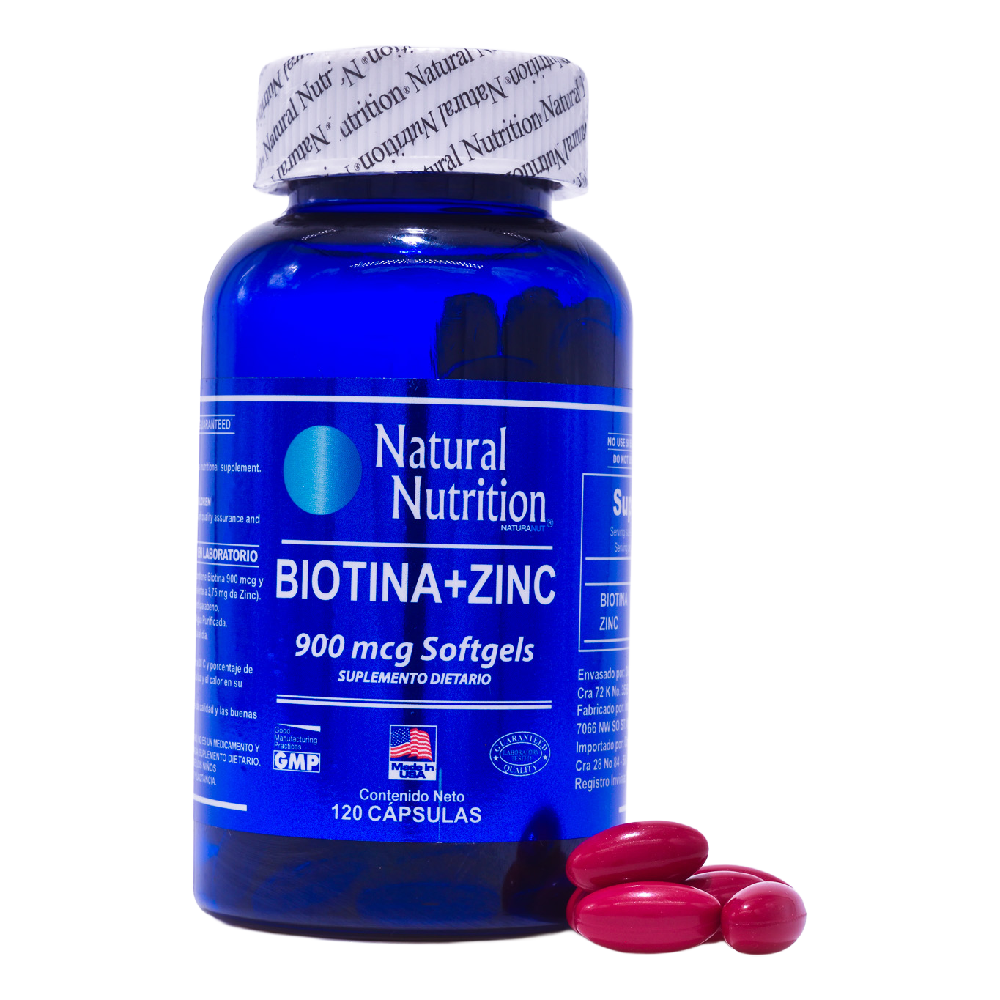 Biotina 900 mcg + Zinc - Image 10