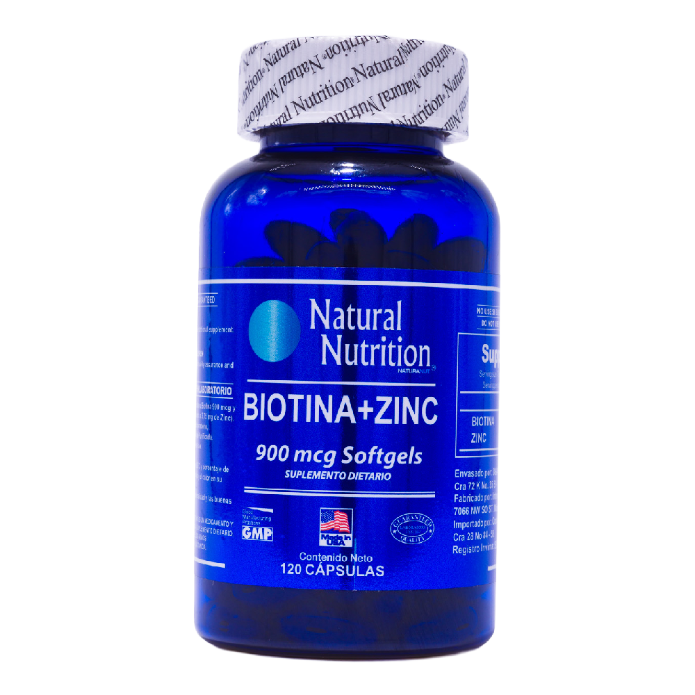 Biotina 900 mcg + Zinc - Image 11