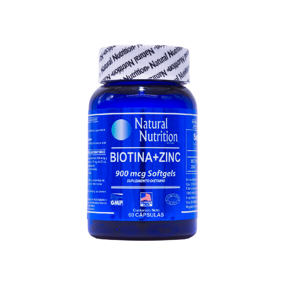 Biotina 900 mcg + Zinc - Image 3