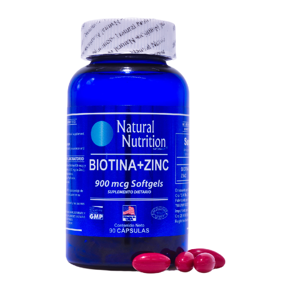 Biotina 900 mcg + Zinc - Image 6