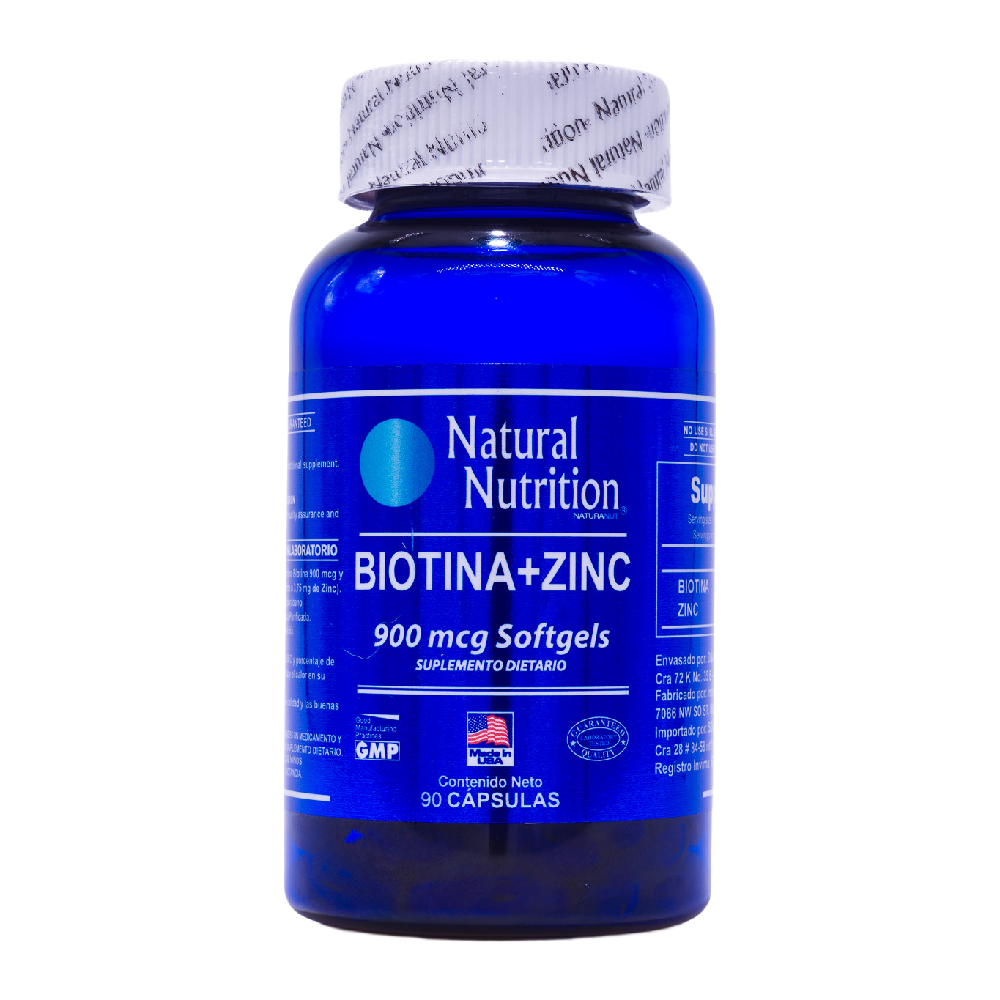 Biotina 900 mcg + Zinc - Image 7