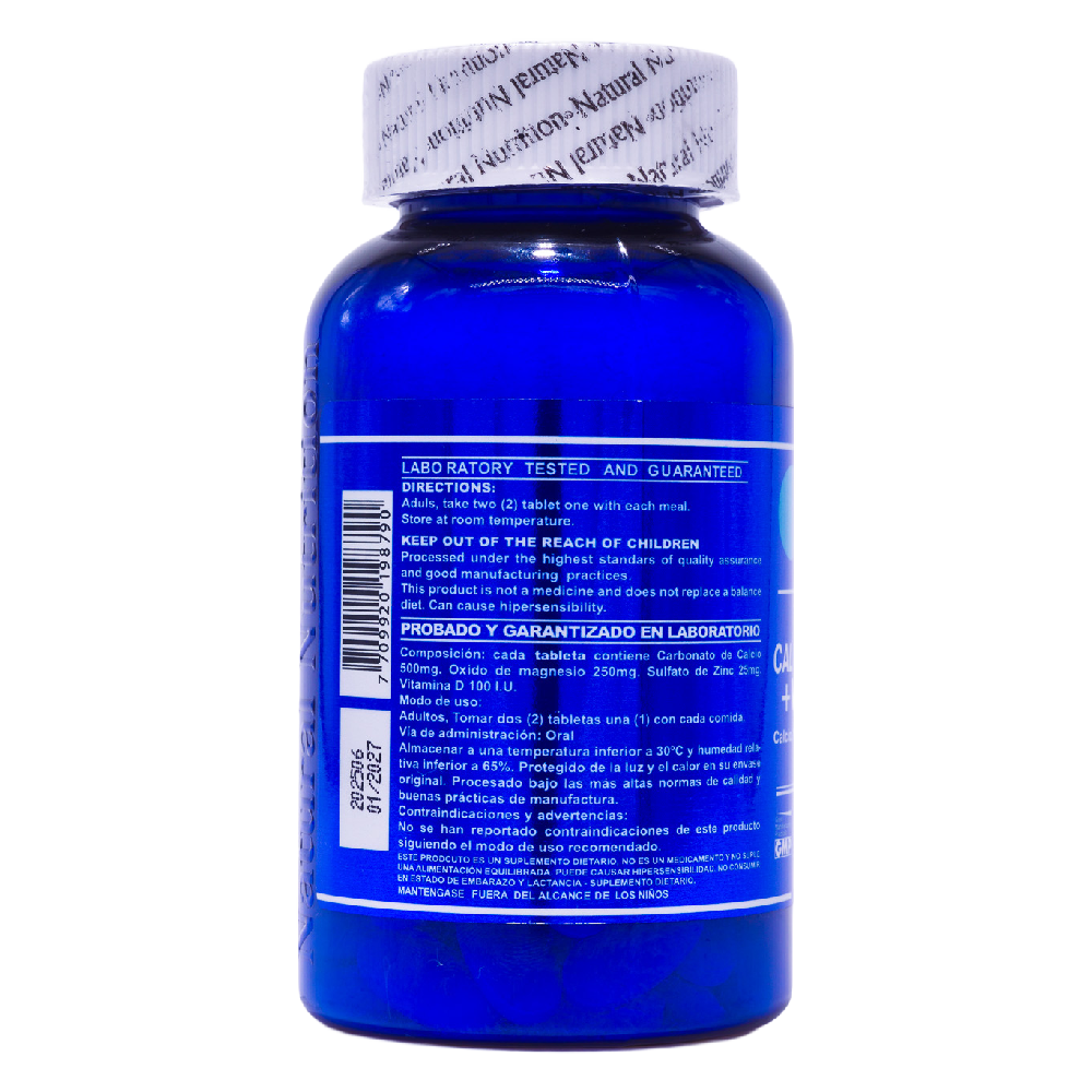 Calcio Magnesio y Zinc + Vitamina D - Image 5