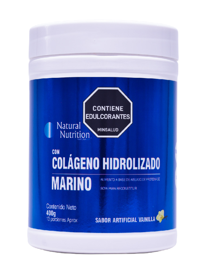 Colágeno Hidrolizado en Polvo con Vitaminas A, C, E, D3 y Biotina