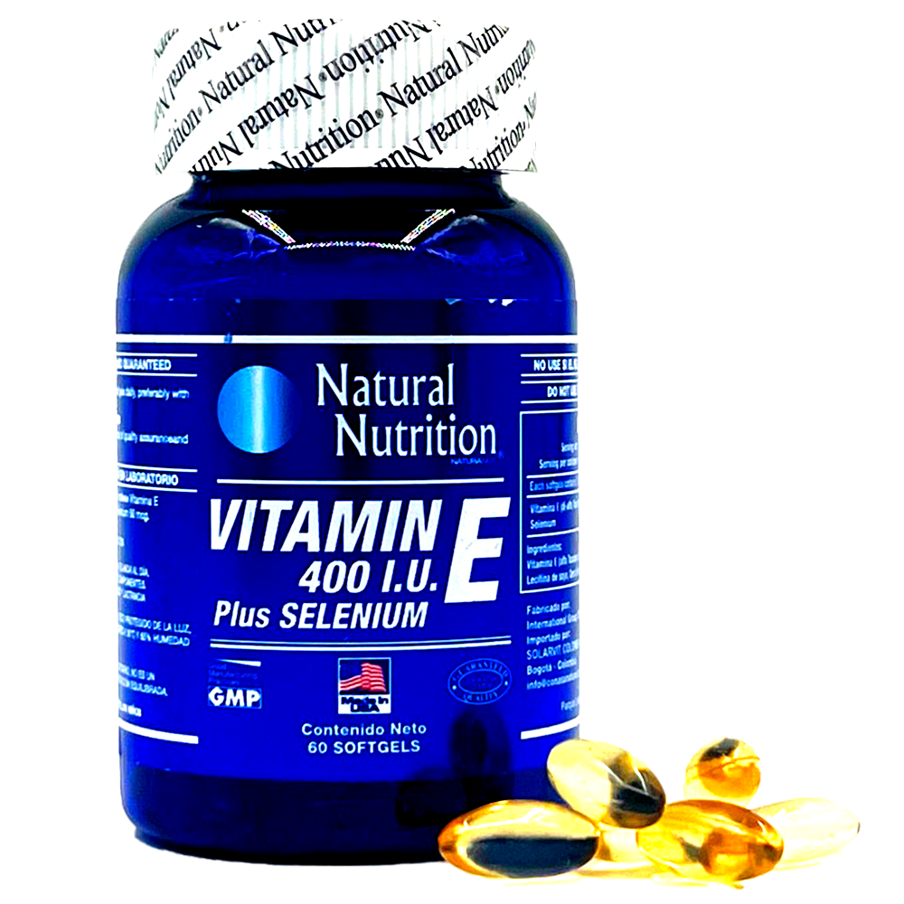 Vitamina E 400 Ui Plus Selenium Natural Nutrition 8349